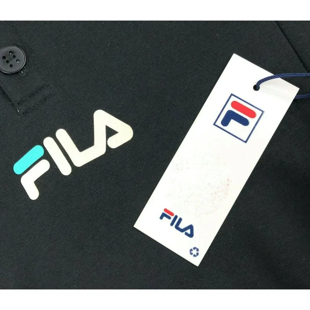 Fila Akeem Hoodie Sweatshirt Mens 2XL XXL Black Blue Camouflage Camo Pullover - Picture 6 of 11